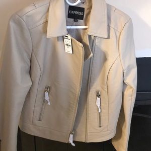 Faux leather jacket